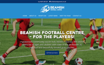 New Beamish Football Centre website
